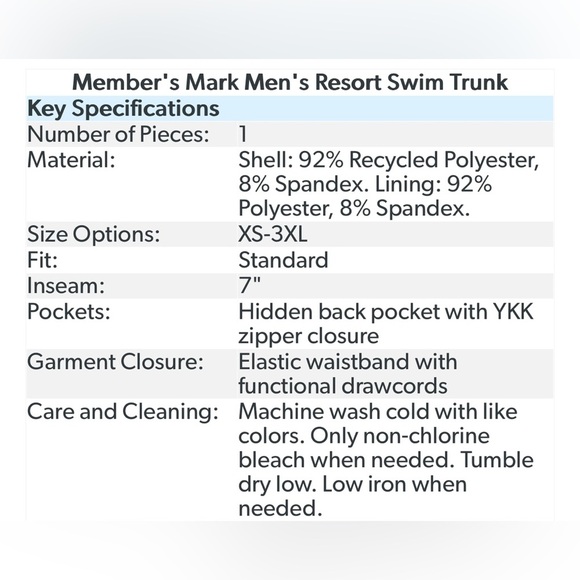 Men's Shark Pattern Board Shorts - Pink and Navy - Picture 8 of 8